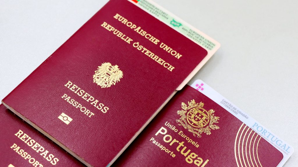 Passeports européens et cartes d'identité, utiles pour obtenir le NIE en Espagne