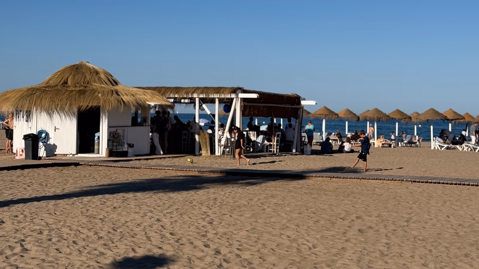 Bord de mer et plage de Valence